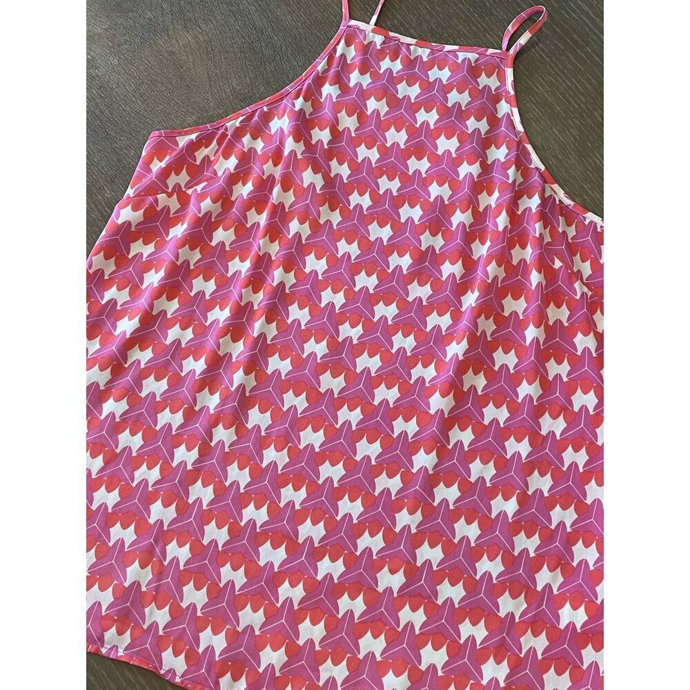 Banana Republic x Milly Collection Pink Orange Tank Top Shirt Women's size S - Picture 6 of 11